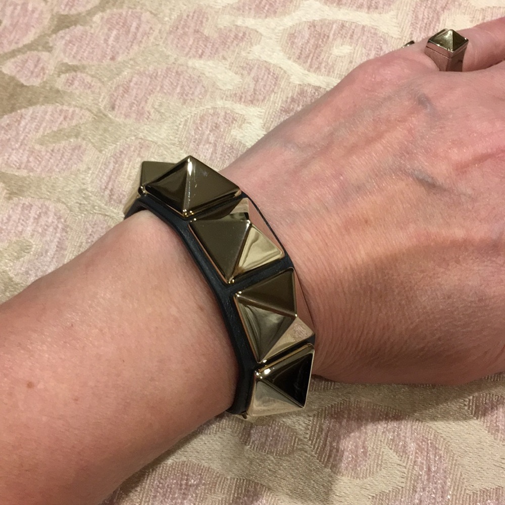 Valentino Gray Rockstud Bracelet NWT FIRM PRICE